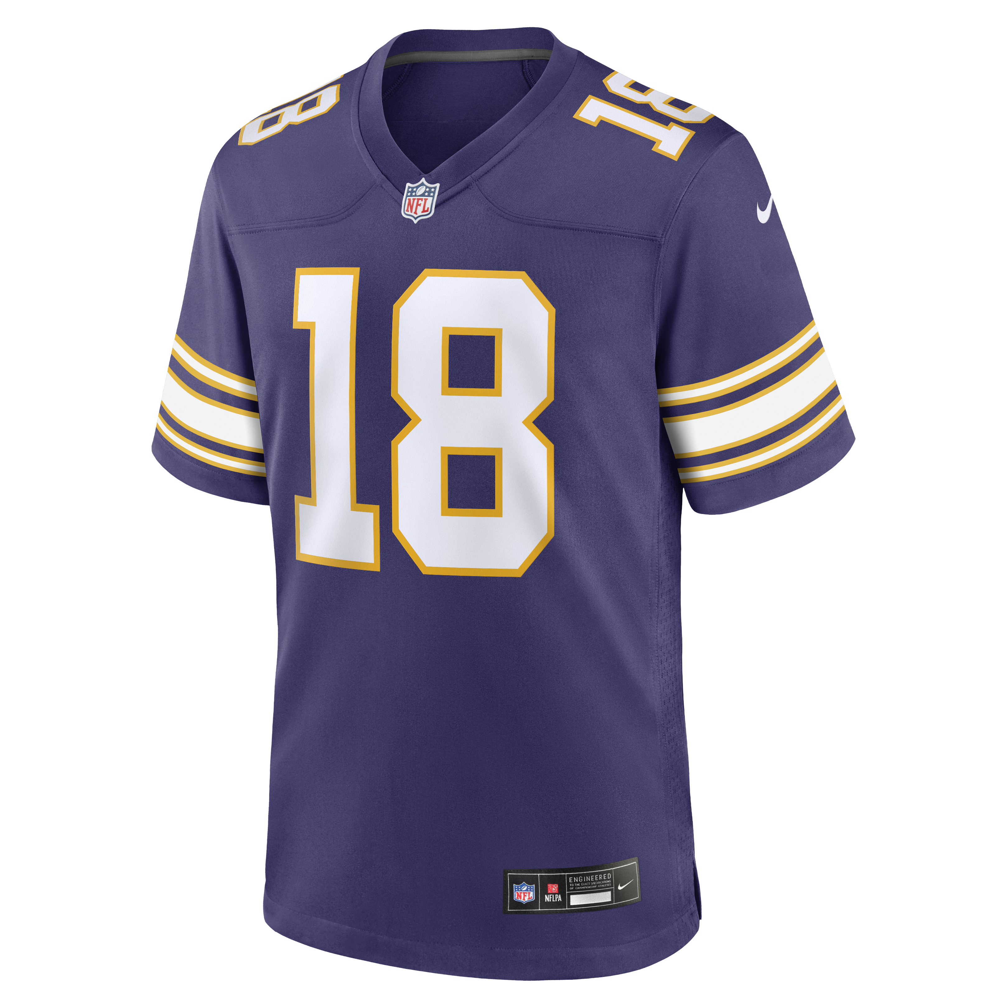 [LK] Justin Jefferson #18 Minnesota Vikings Classic Player Game Jersey - Purple