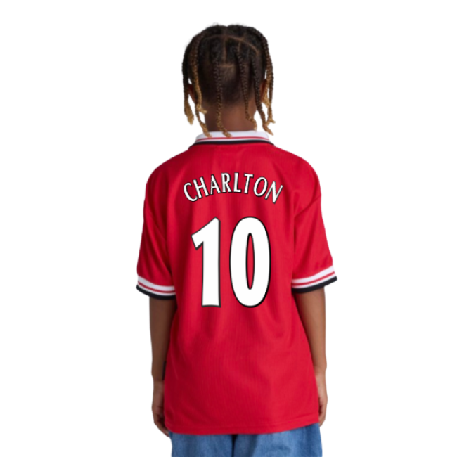 Original 1998-2000 Manchester United Home Shirt (Kids) (Charlton 10)