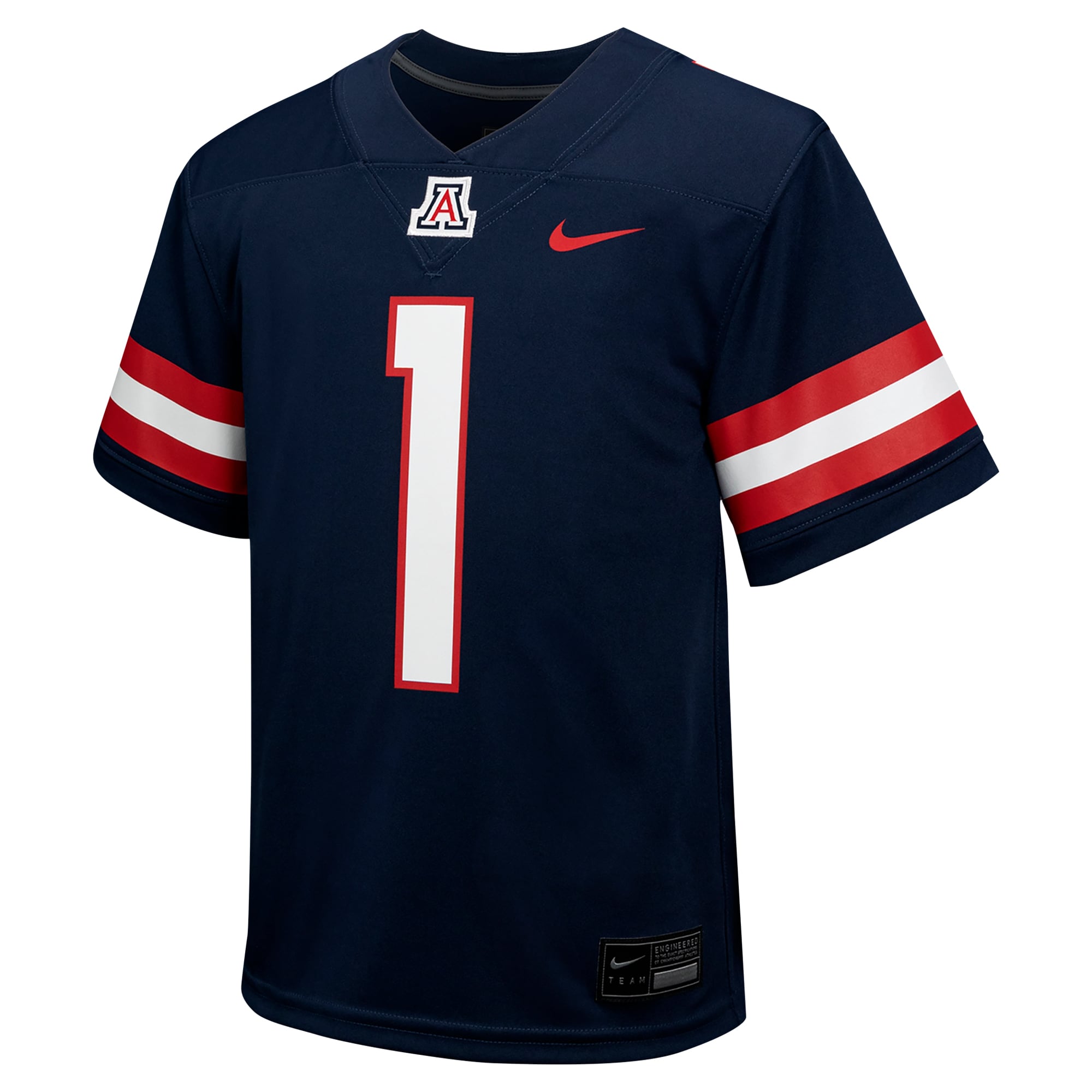 #1 Arizona Wildcats Youth Untouchable Football Jersey - Navy