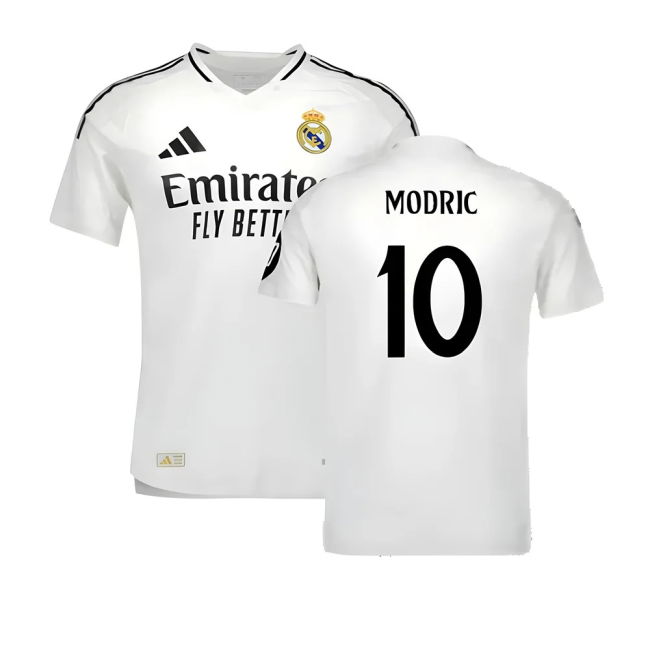 2024-2025 Real Madrid Auth Home Shirt (Modric 10) - Ultras Approved...