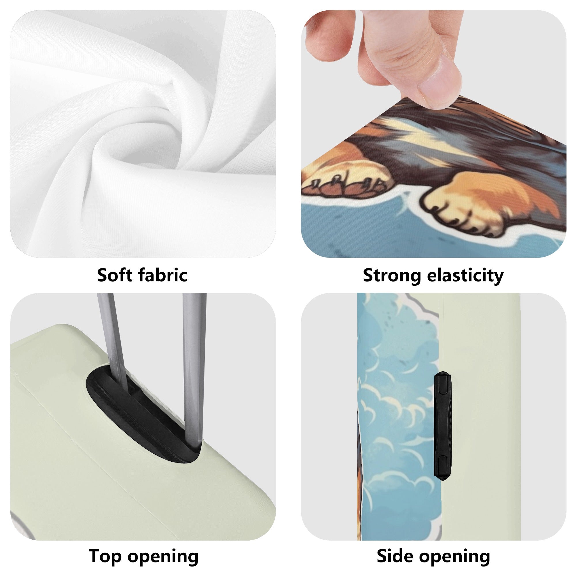 French Bulldog Buddy Luggage Cover Useful Frenchie Gear