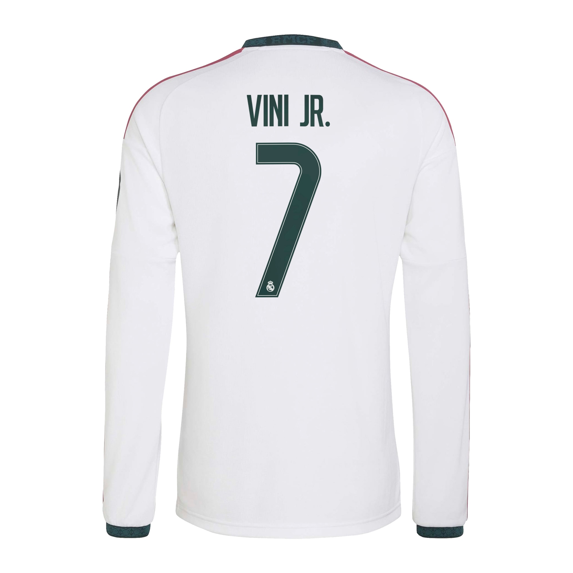 [ESK] Vini Jr. Real Madrid 2026/27 Home Replica Long Sleeve Jersey - White