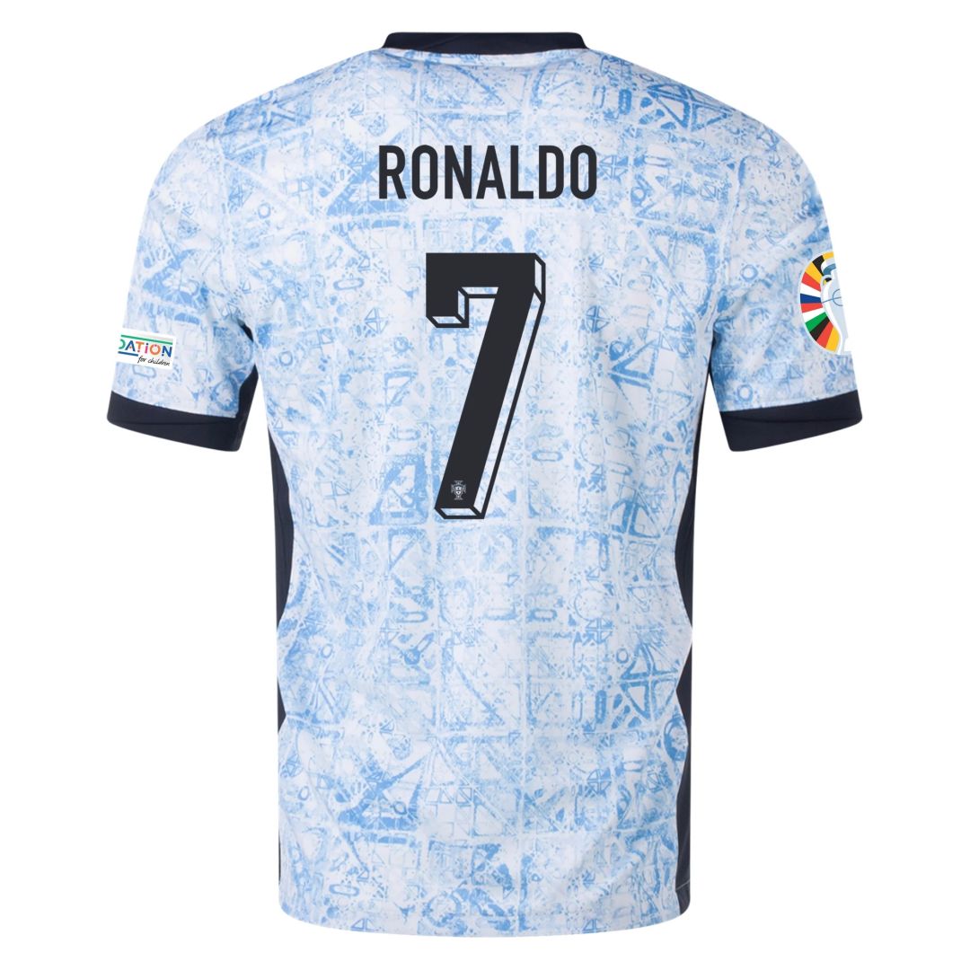 UEFA Euro 2024 Portugal Away 7 RONALDO Soccer Jersey Shirt - Official