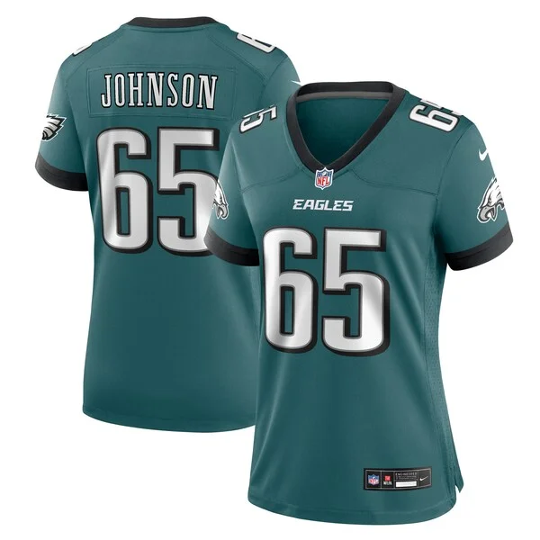 None Lane Johnson Game Jersey - Green | NFL Player Jersey | NFL Footba