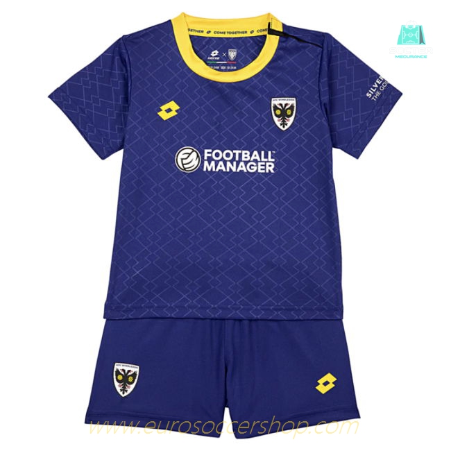 2025-2026 AFC Wimbledon Home Mini Kit (Your Name)