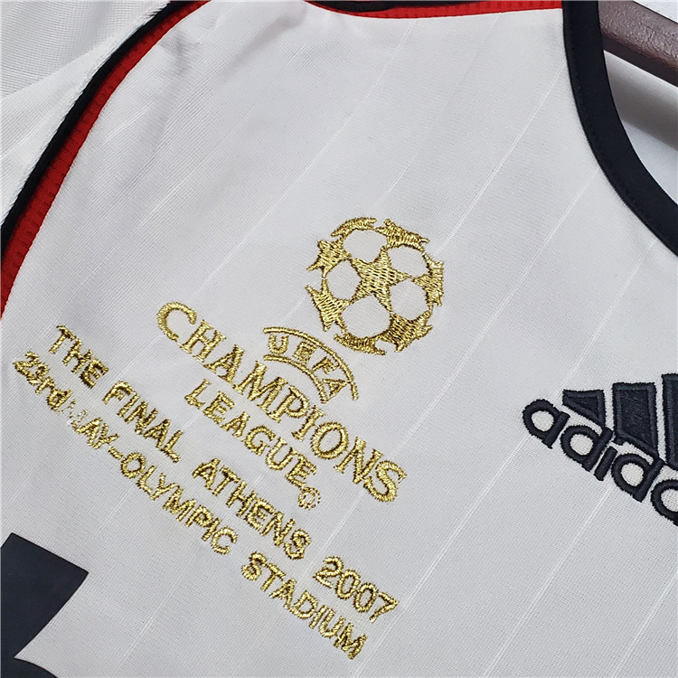 AC Milan 0607 Retro Champion League Long Sleeve Shirt - Official