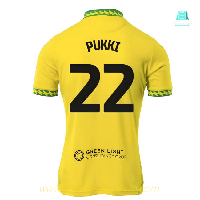 2025-2026 Norwich City Home Shirt (Pukki 22)
