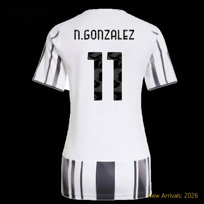 Juventus 2024-25 Home Fan Version For Women (N.Gonzalez Soccer Jersey