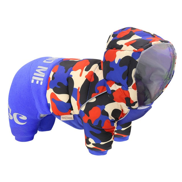 - Comfortable Winter Jumpsuits For French Bulldog (ws302) Winter Wear