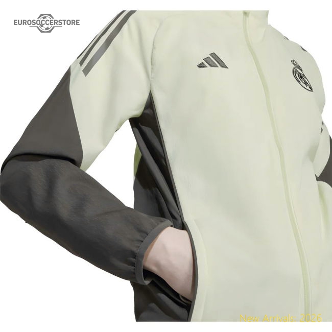 Excellent 2025-2026 Real Madrid Presentation Jacket (almost Lime)