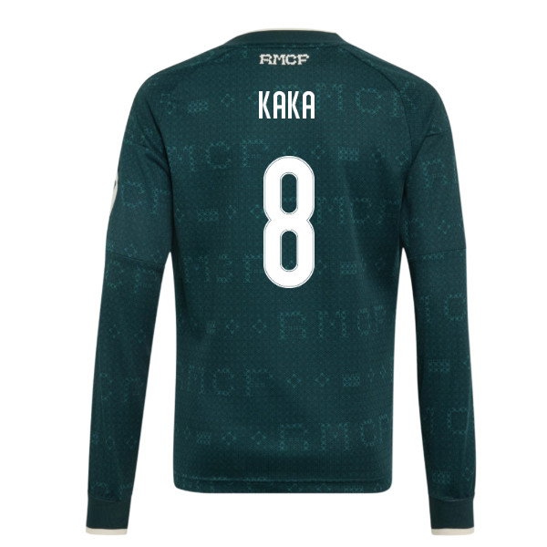 [DDJ] 2026 2027 Real Madrid Long Sleeve Shirt Away Uniform (Kids) (Kaka 8)