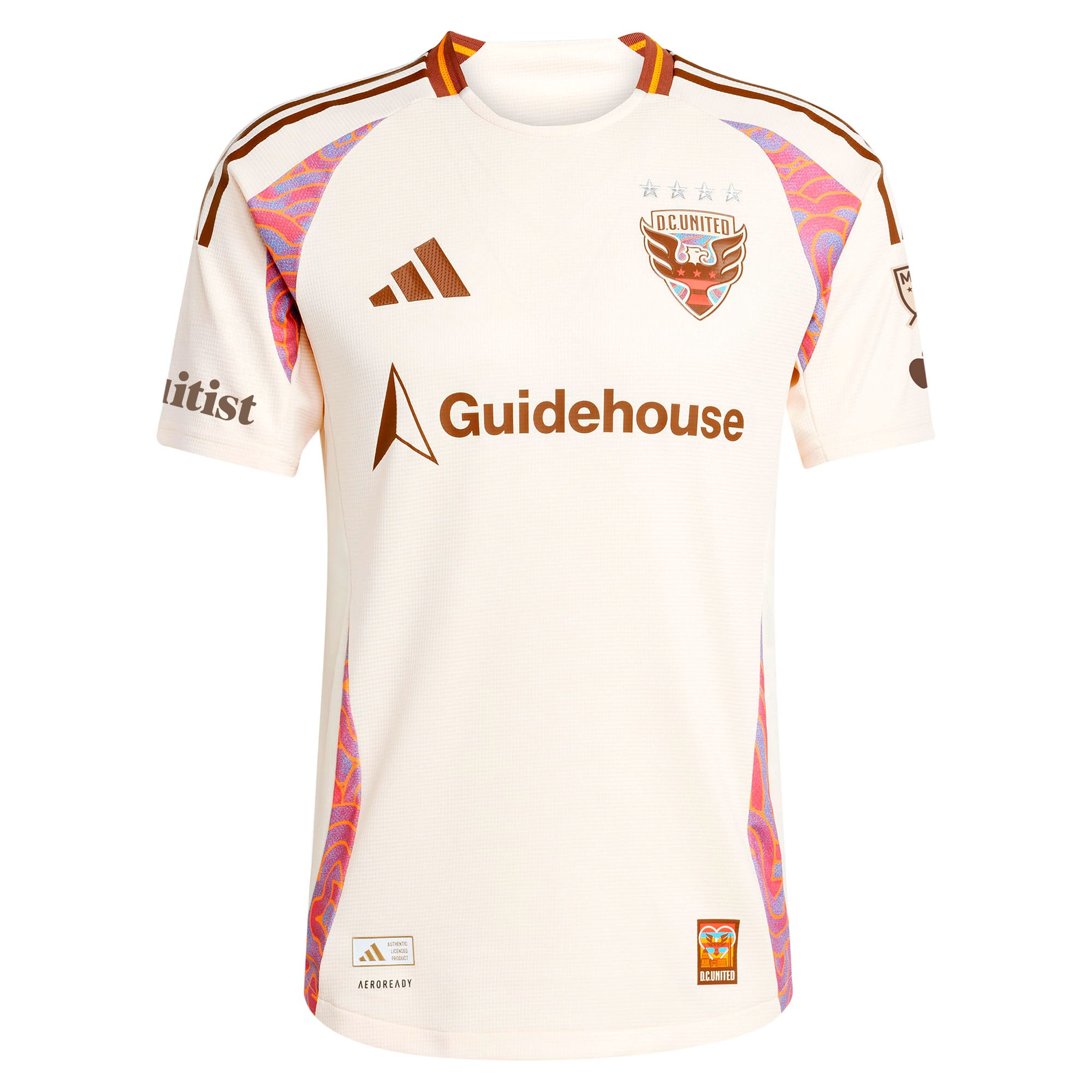 [JED] Tai Baribo D.C. United 2025 The Soul Kit On-Field Authentic Jersey - Natural