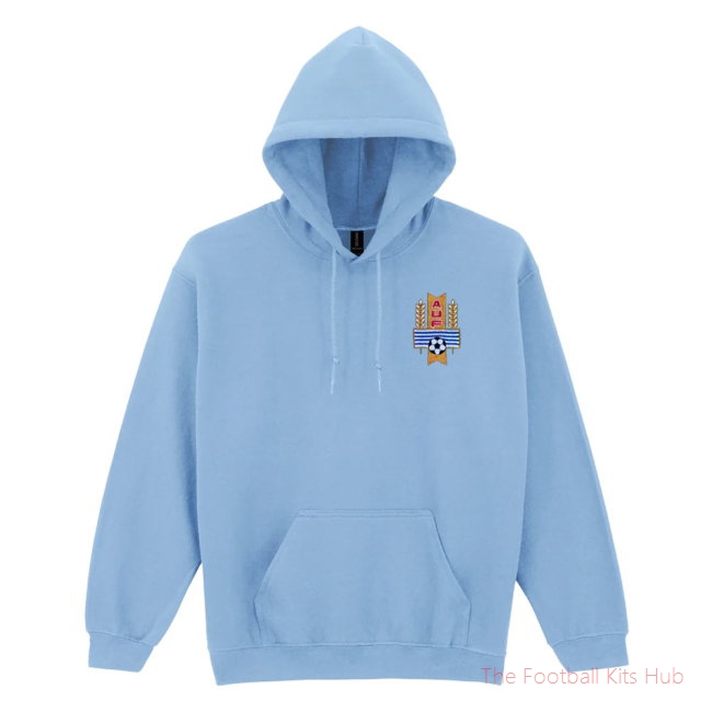 Uruguay National Team Embroidered Hoody (Sky Blue)