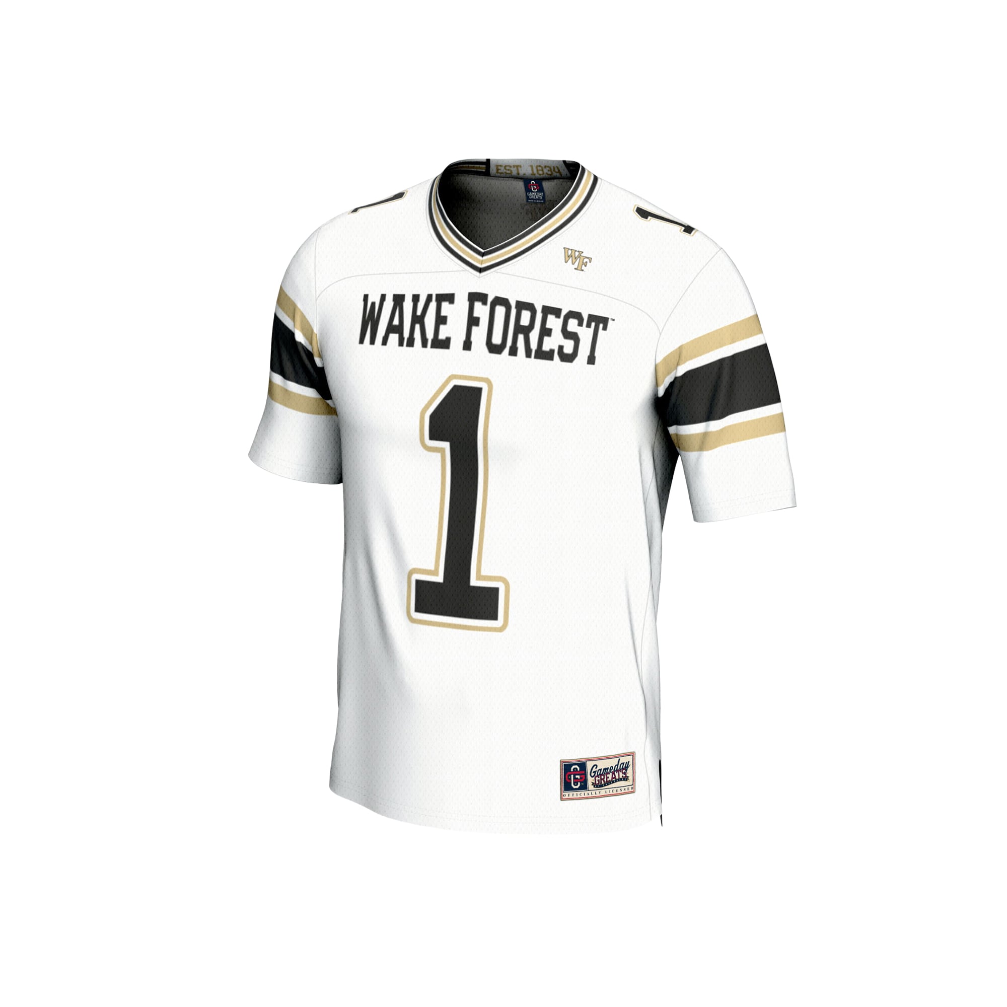 [DDG] Wake Forest Demon Deacons GameDay Greats Unisex Lightweight Football Fashion Jersey - White