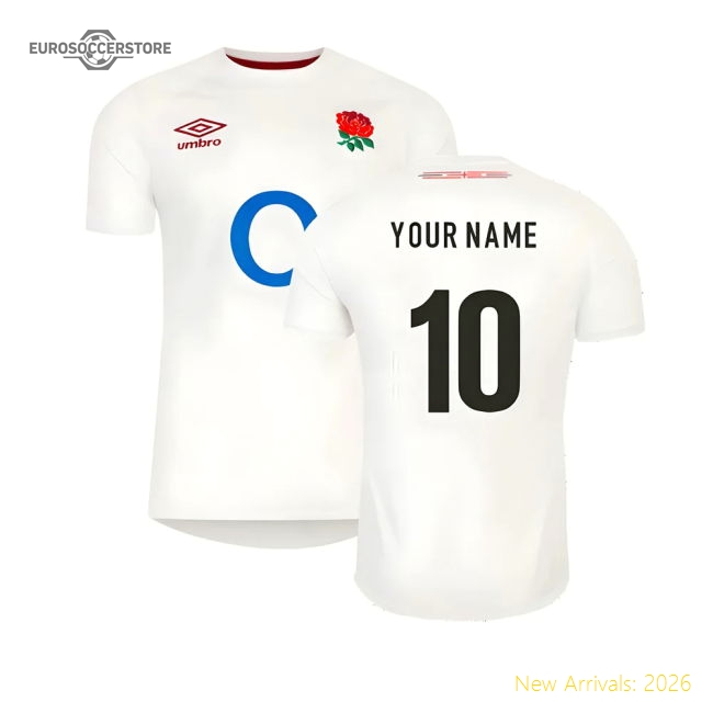 2023-2024 England Rugby Home Shirt (Your Name)