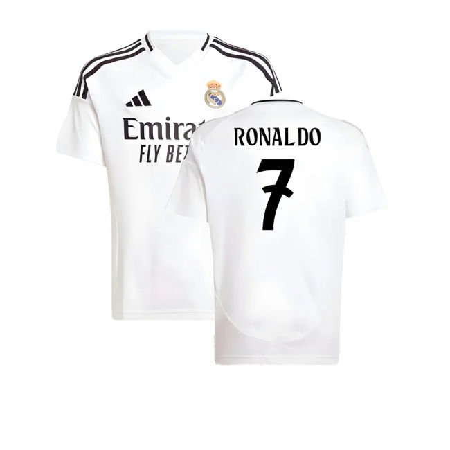 2024-2025 Home Shirt by Real Madrid (Children