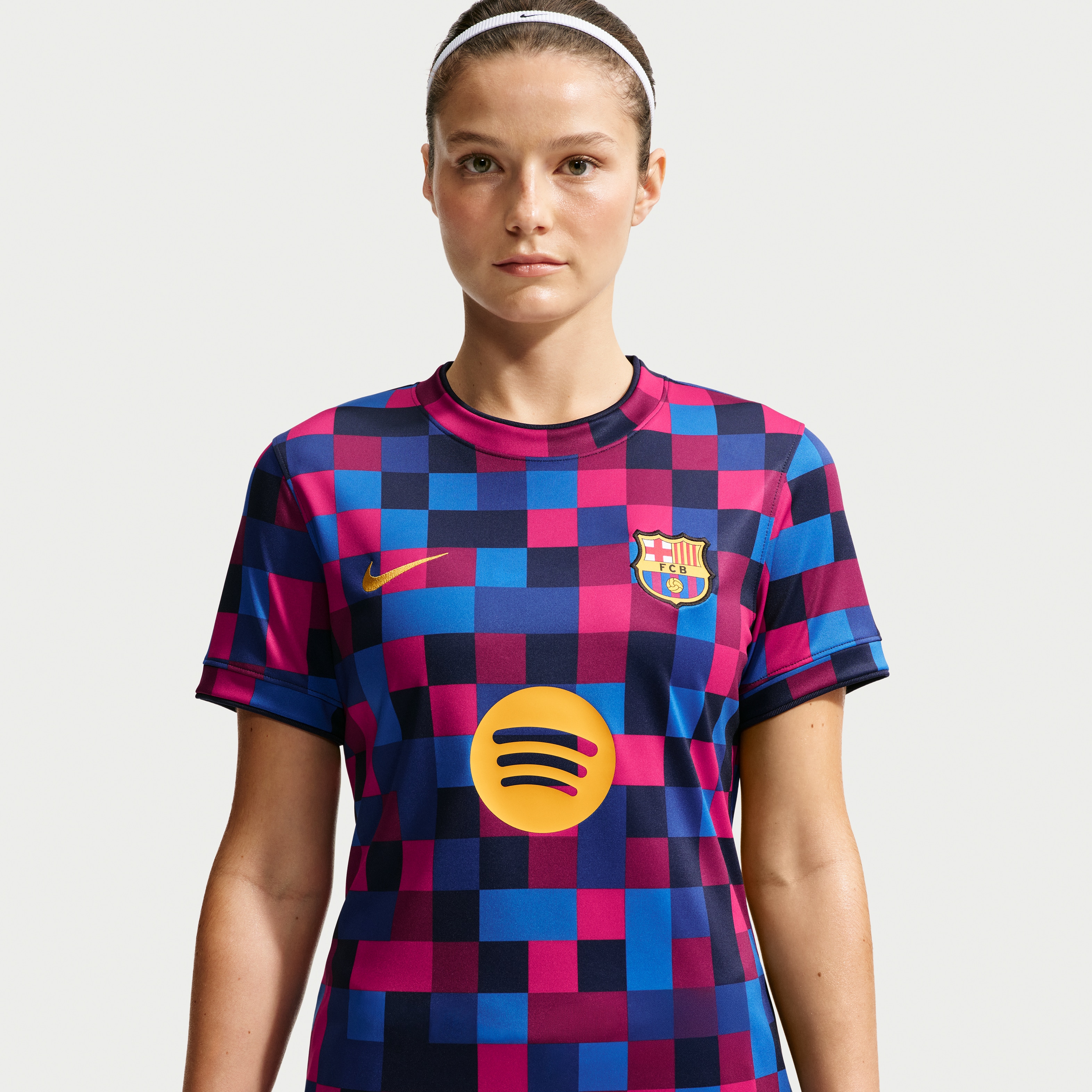 [SJH] Barcelona Women's 2026/27 Home Pre-Match Jersey Top - Red