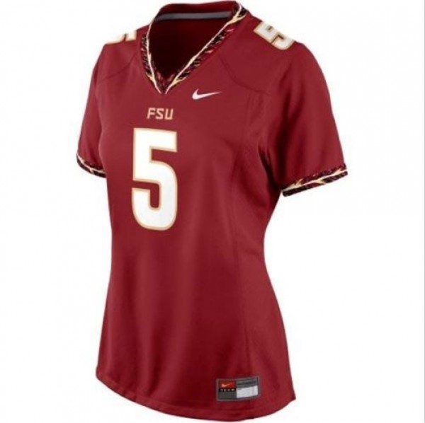 Florida State Seminoles Women Jameis Winston #5 Nike Red Elite Series