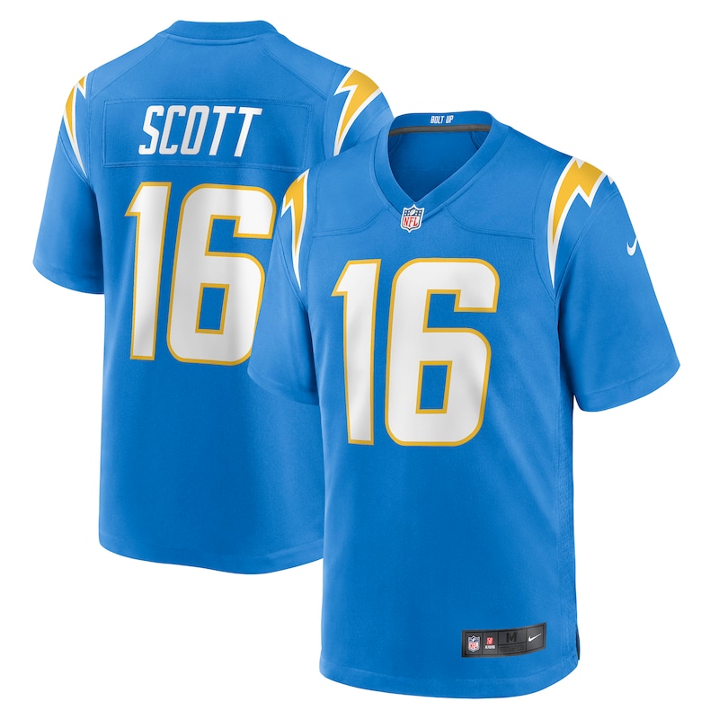 None JK Scott LA Chargers Championship Officially Licensed Jersey