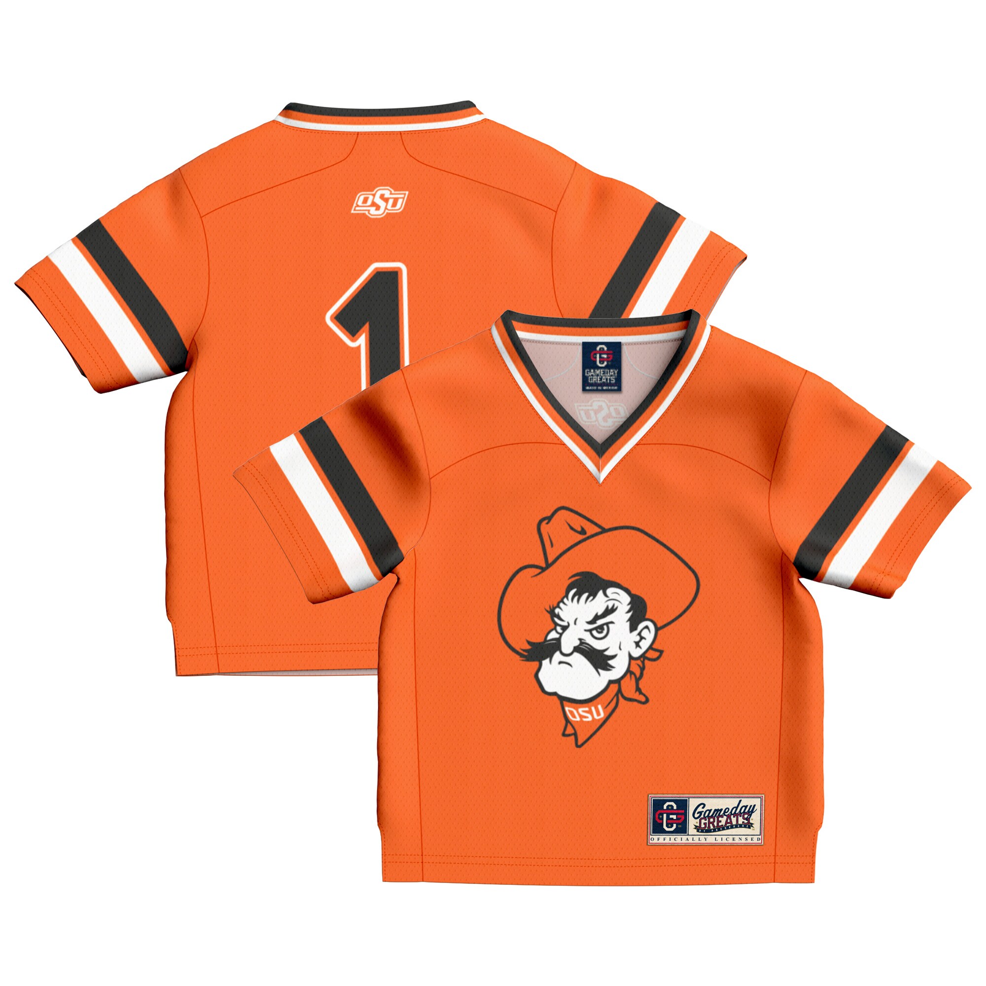 [DDG] Oklahoma State Cowboys GameDay Greats Infant Lightweight Collegiate Football Fashion Jersey - Orange