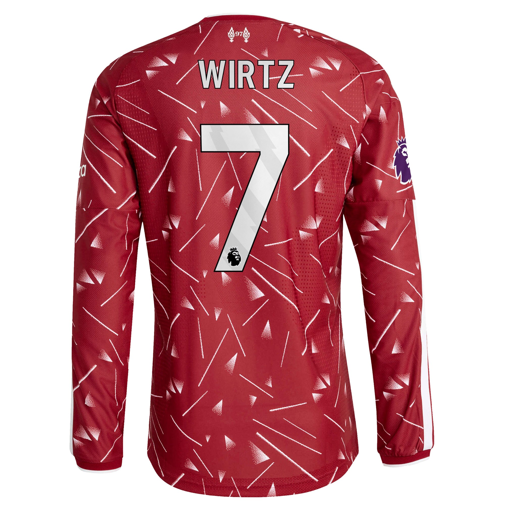 [SJH] Florian Wirtz Liverpool 2026/27 Home On-Field Authentic Long Sleeve Jersey - Red