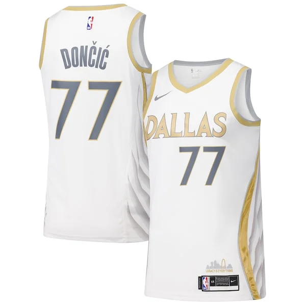 Dallas Mavericks DAL Swingman Jersey - retro Basketball - White