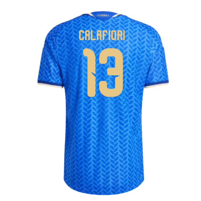 2026-2027 Italy Authentic Home Shirt (Calafiori 13) Performance