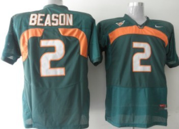 Men's None Jon Beason #2 stitched Green 2024 official licensed Jersey