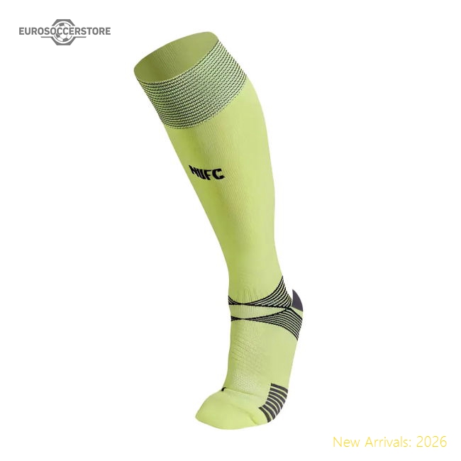 Official 2020-2021 Newcastle Away Football Socks (yellow) - Premium