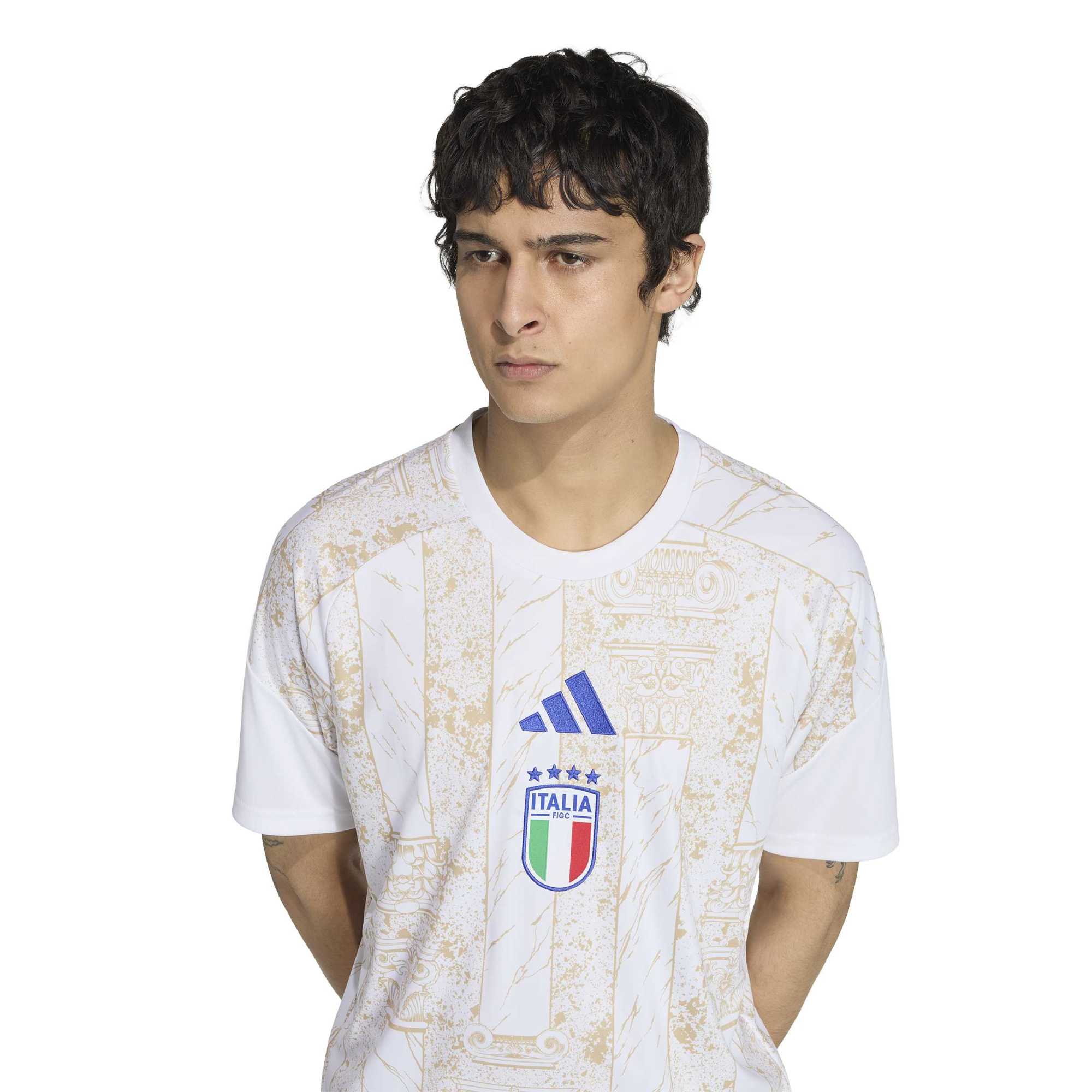 [SJH] Italy National Team 2026 Pre-Match Jersey Top - White