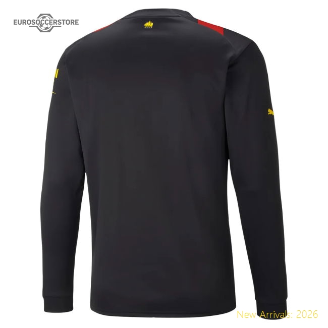 Premium Authentic 2022-2023 Man City Long Sleeve Away Kit