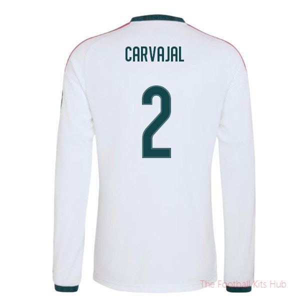 Real Madrid 2026-2027 Long Sleeve Home Shirt (Carvajal 2)