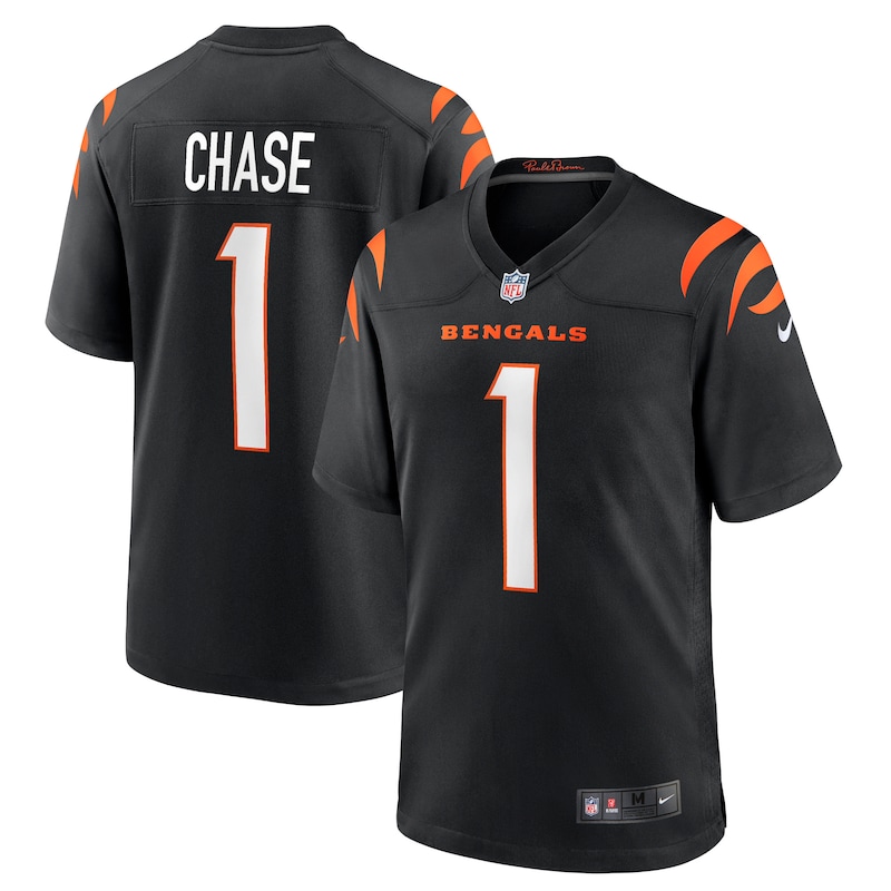 None JaMarr Chase CIN Bengals Victory Pro-Level Jersey Football Appare