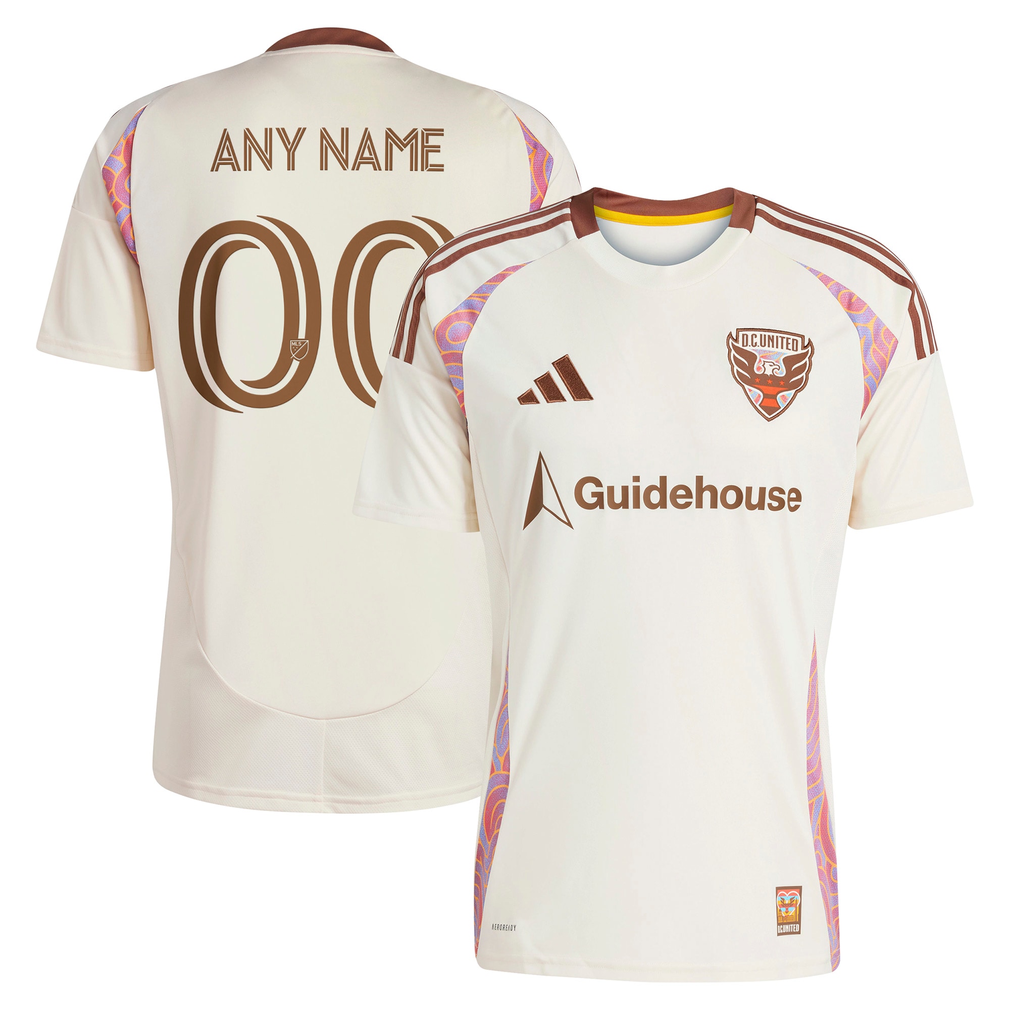 [LK] D.C. United 2025 The Soul Kit Replica Custom Jersey - Natural