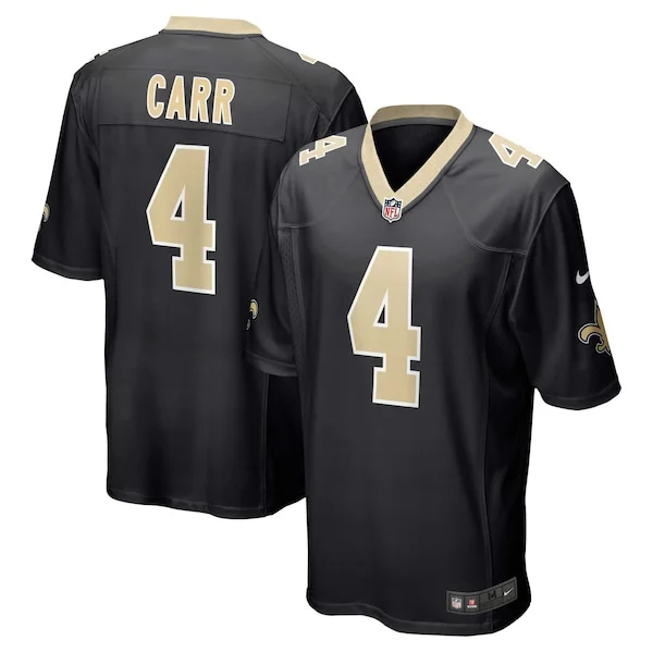 High-Quality NO Saints Game Jersey - Black | NFL Fan Apparel