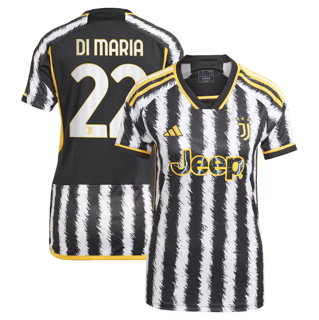 2324 Juventus Home Soccer Jersey Women's Football Shirt - Di Maria 22