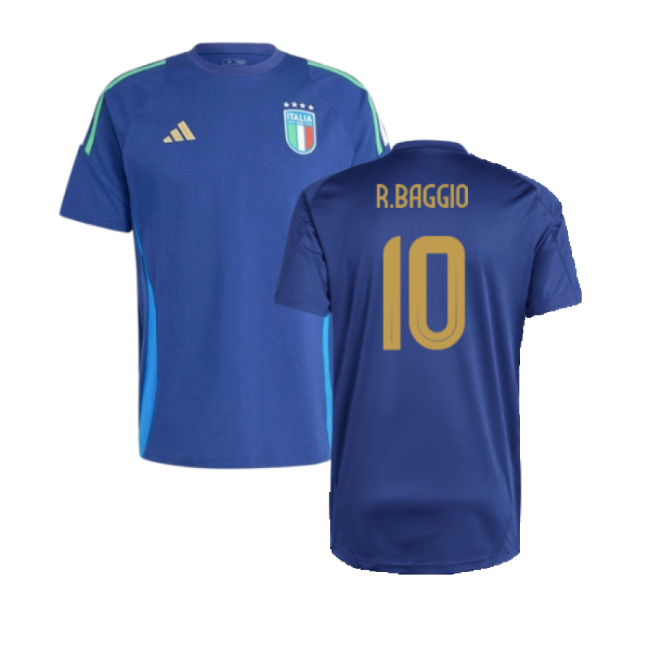 Italy Football Team Collectible Training Unique Shirt (BAGGIO 10) (1)