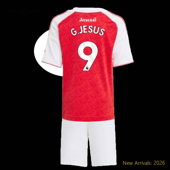 2025-2026 Arsenal Mini Gentle Jersey G.jesus Aeroready Breathable