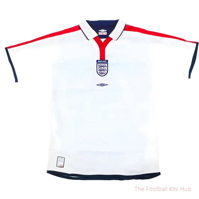 England 2003-05 Home Shirt (XXL) (Very Good) (Vassell 23)