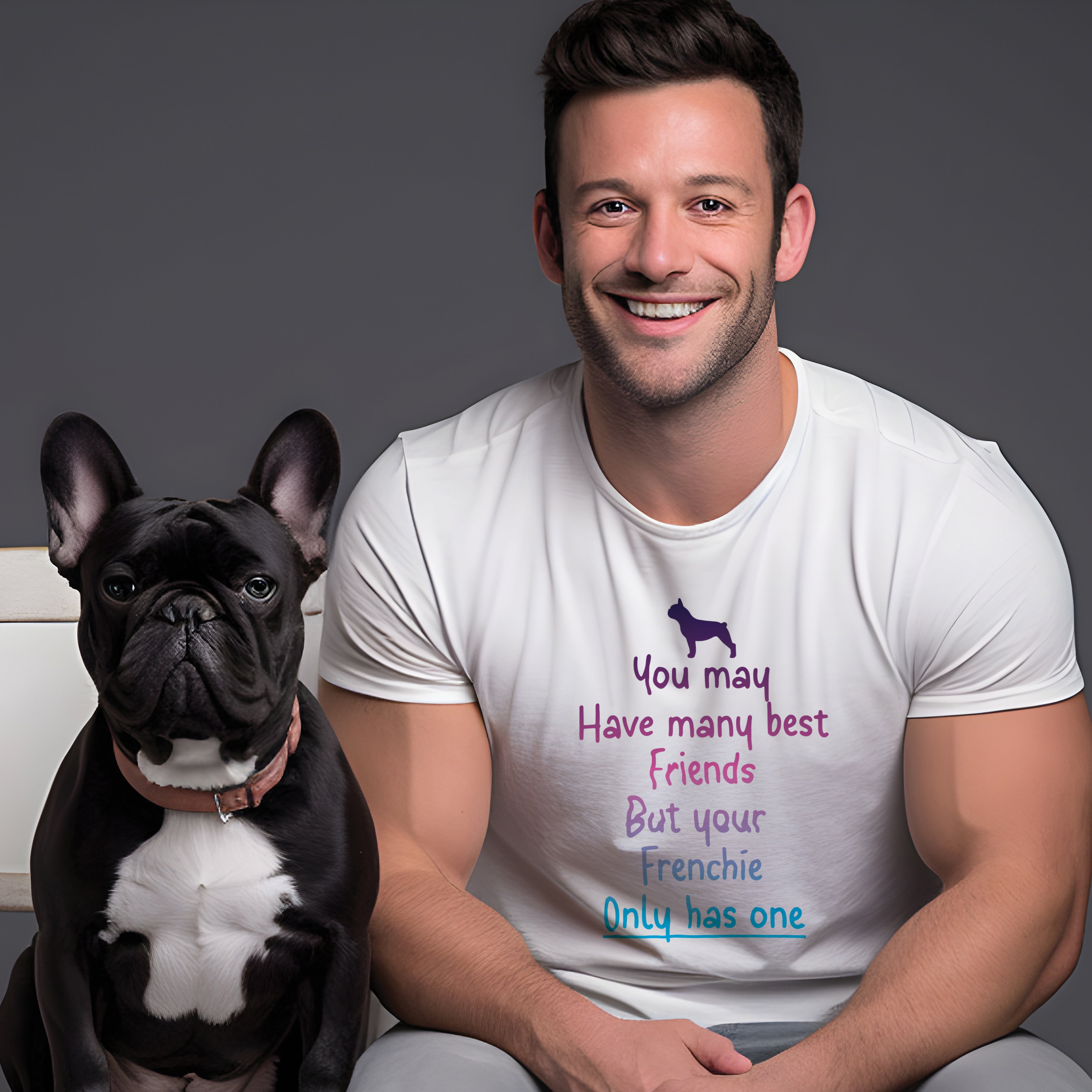 Stylish Frenchie Devotion - Unisex T-shirt for Fashion Lovers Durable