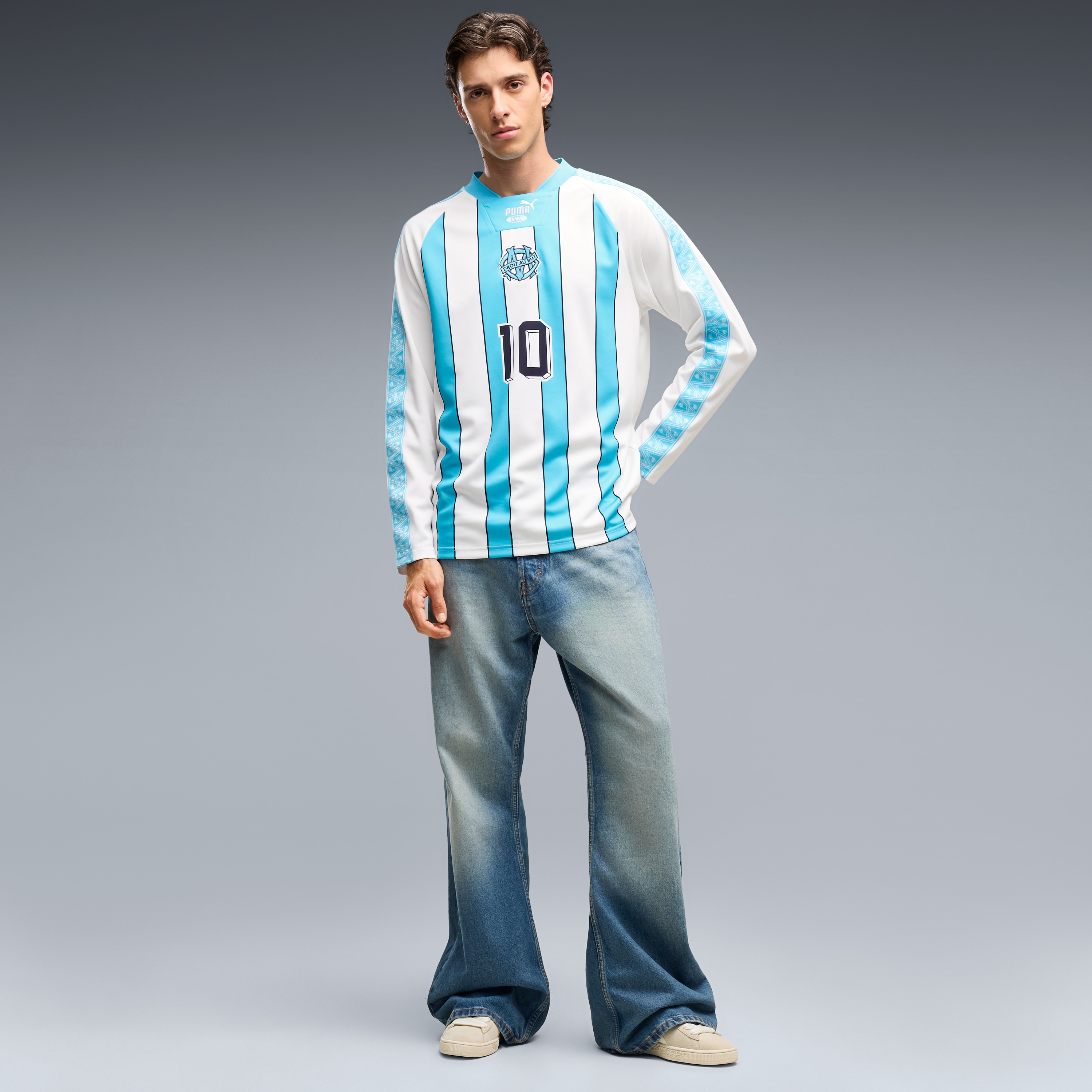 [LK] Olympique Marseille 2026/27 King Long Sleeve Fashion Jersey - White