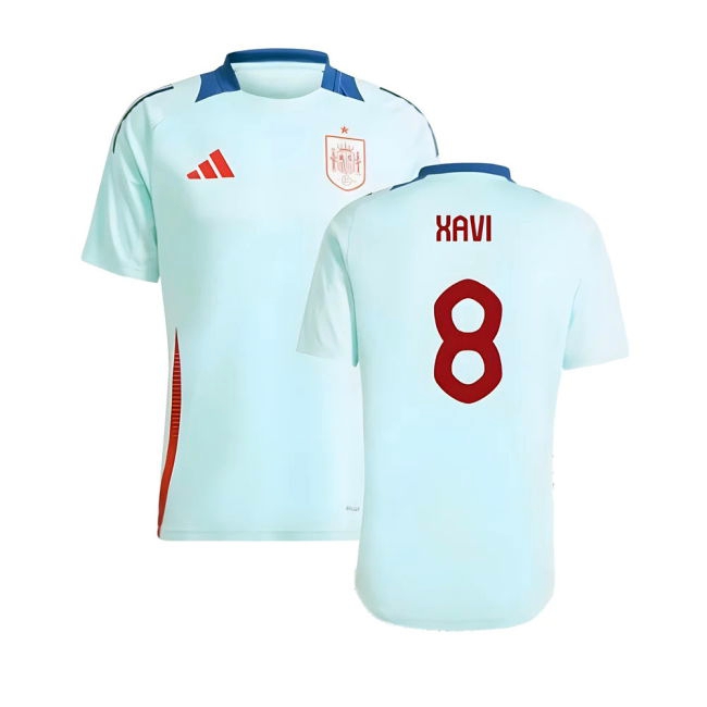 Player Issue Style Spain Top Level Training Pro Shirt (Xavi 8)