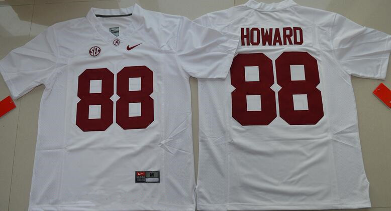 Men's Bama Crimson Tide #88 None Red 2024 team authorized college
