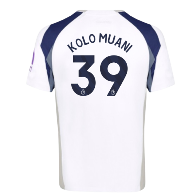 Tottenham 2025-20 Home Football Shirt Kolo Muani Signature 39 L M S