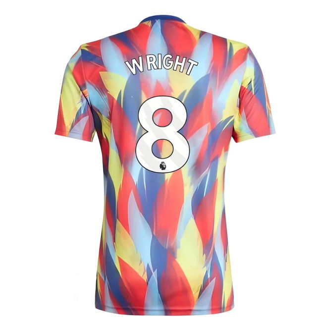 2025-2026 Arsenal Pre-Match Shirt (Victory Blue) (Wright 8)