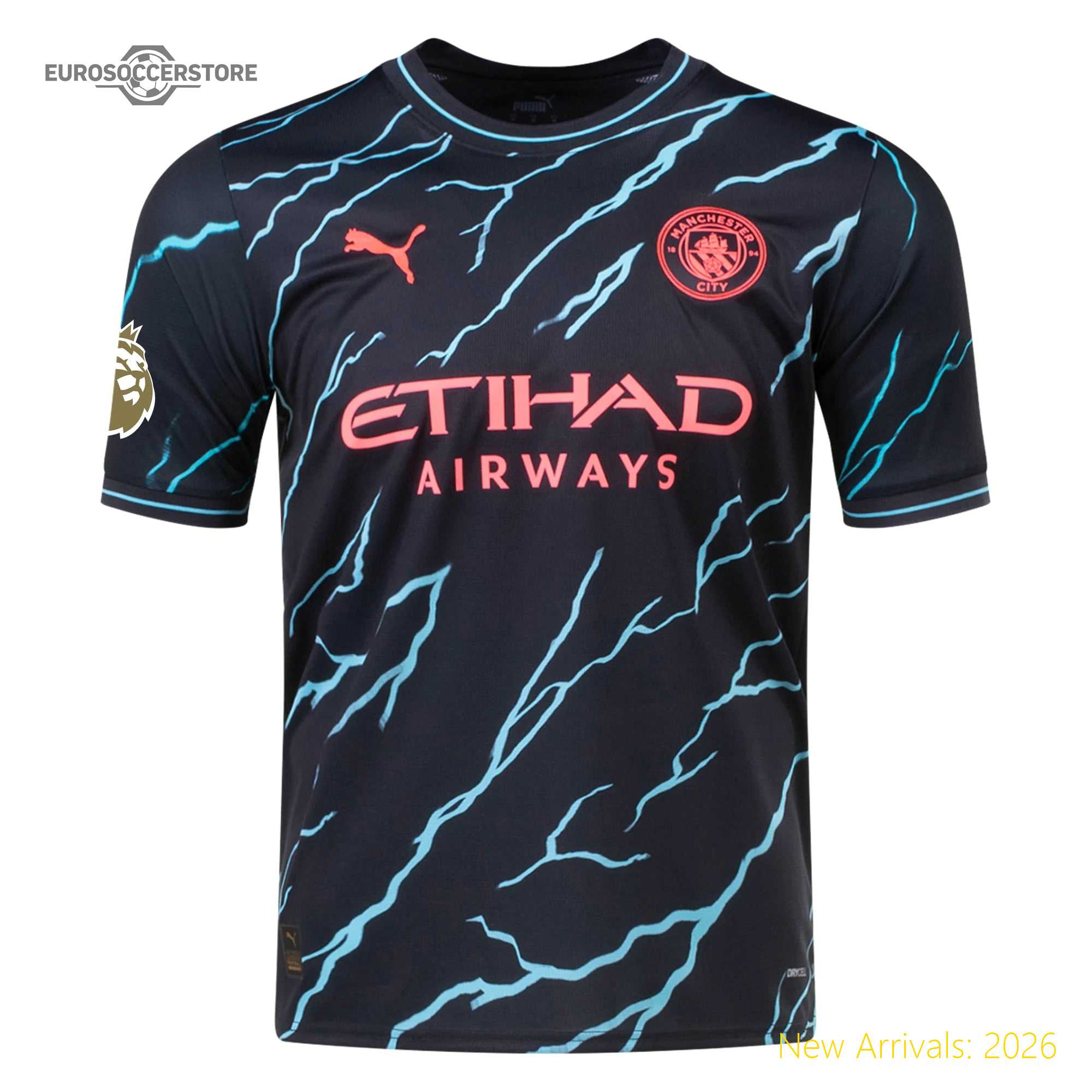 League Approved Men Premium Mci Football Legend Third Jersey 2023