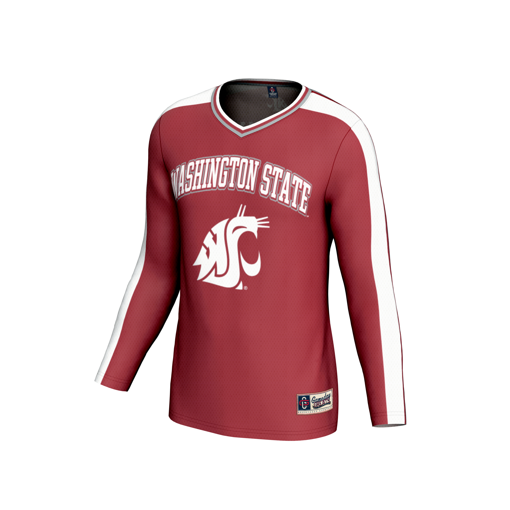 [DDG] Washington State Cougars GameDay Greats Unisex NIL Pick-A-Player Lightweight Collegiate Volleyball Fashion Jersey - Crimson