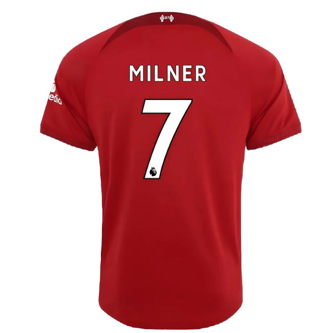 Premium-Grade 2022-2023 LIV Home Football Shirt MILNER 7 Adults #68233