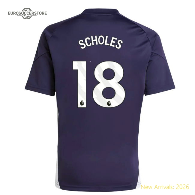 Child-friendly Man Utd Kids Jersey Scholes 2025-2026 Aeroready