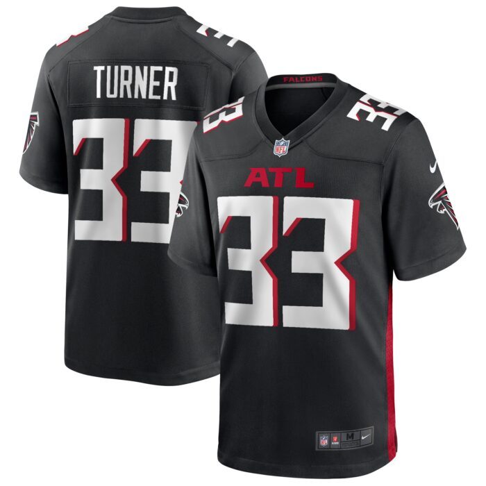 Men's Atlanta Falcons Michael Turner Nike Black Game Retir...